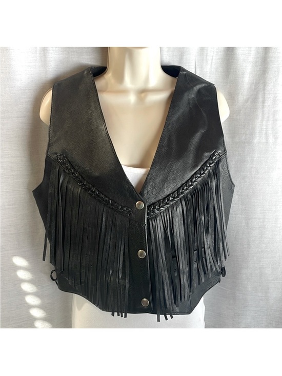 Jackets & Blazers - Leather vest size medium